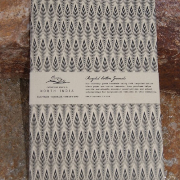 Raven + Lily Other - Raven & Lily Recycled Cotton Travel Journal